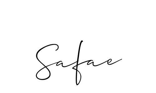 Create a beautiful signature design for name Safae. With this signature (Allison_Script) fonts, you can make a handwritten signature for free. Safae signature style 2 images and pictures png