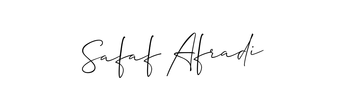 Check out images of Autograph of Safaf Afradi name. Actor Safaf Afradi Signature Style. Allison_Script is a professional sign style online. Safaf Afradi signature style 2 images and pictures png