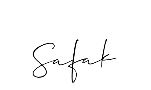 Safak stylish signature style. Best Handwritten Sign (Allison_Script) for my name. Handwritten Signature Collection Ideas for my name Safak. Safak signature style 2 images and pictures png