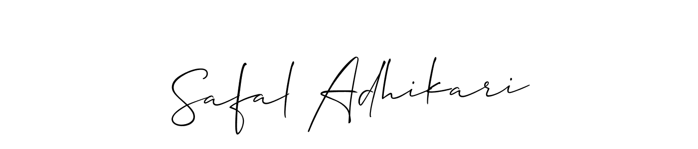 See photos of Safal Adhikari official signature by Spectra . Check more albums & portfolios. Read reviews & check more about Allison_Script font. Safal Adhikari signature style 2 images and pictures png