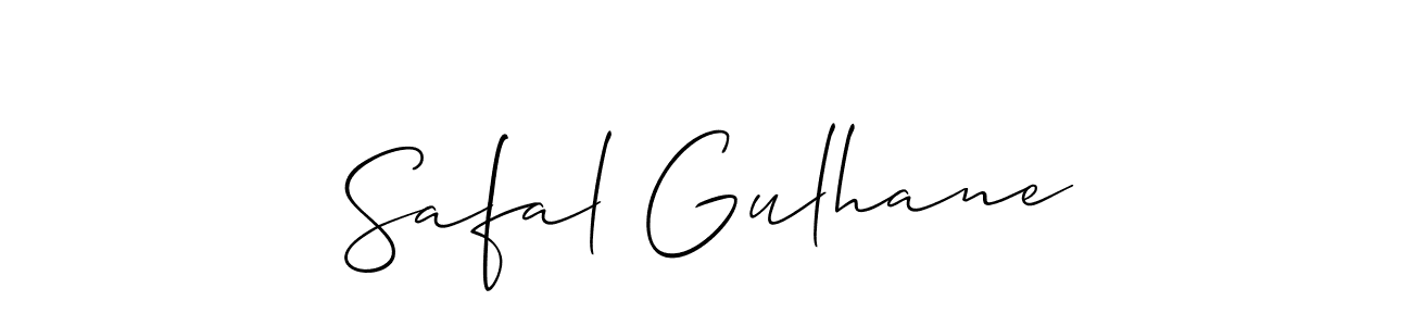 How to make Safal Gulhane signature? Allison_Script is a professional autograph style. Create handwritten signature for Safal Gulhane name. Safal Gulhane signature style 2 images and pictures png
