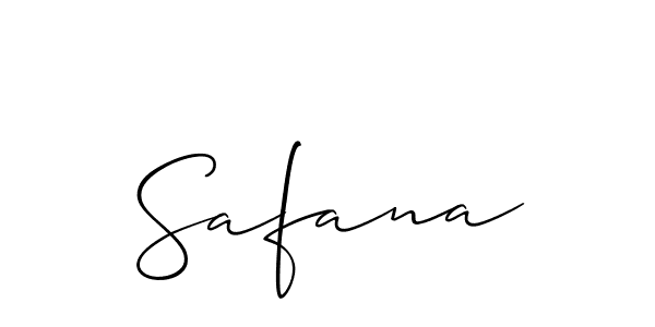 It looks lik you need a new signature style for name Safana. Design unique handwritten (Allison_Script) signature with our free signature maker in just a few clicks. Safana signature style 2 images and pictures png