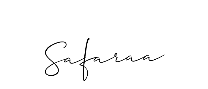 Allison_Script is a professional signature style that is perfect for those who want to add a touch of class to their signature. It is also a great choice for those who want to make their signature more unique. Get Safaraa name to fancy signature for free. Safaraa signature style 2 images and pictures png