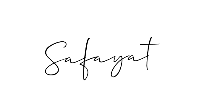 Once you've used our free online signature maker to create your best signature Allison_Script style, it's time to enjoy all of the benefits that Safayat name signing documents. Safayat signature style 2 images and pictures png
