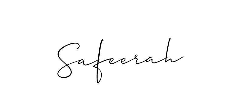 Best and Professional Signature Style for Safeerah. Allison_Script Best Signature Style Collection. Safeerah signature style 2 images and pictures png