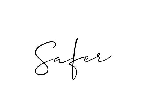 Also we have Safer name is the best signature style. Create professional handwritten signature collection using Allison_Script autograph style. Safer signature style 2 images and pictures png