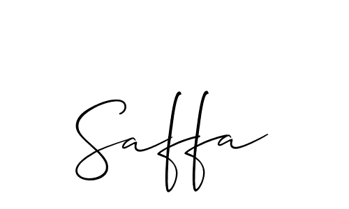 Allison_Script is a professional signature style that is perfect for those who want to add a touch of class to their signature. It is also a great choice for those who want to make their signature more unique. Get Saffa name to fancy signature for free. Saffa signature style 2 images and pictures png