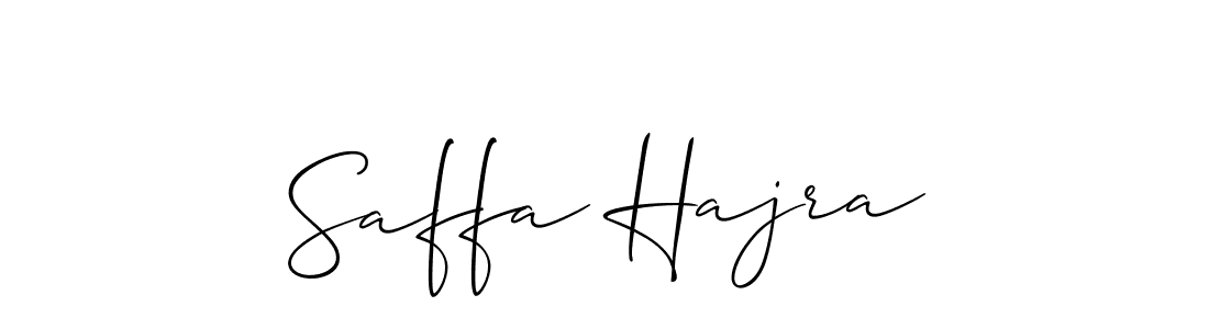How to Draw Saffa Hajra signature style? Allison_Script is a latest design signature styles for name Saffa Hajra. Saffa Hajra signature style 2 images and pictures png