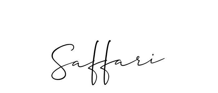 How to make Saffari name signature. Use Allison_Script style for creating short signs online. This is the latest handwritten sign. Saffari signature style 2 images and pictures png