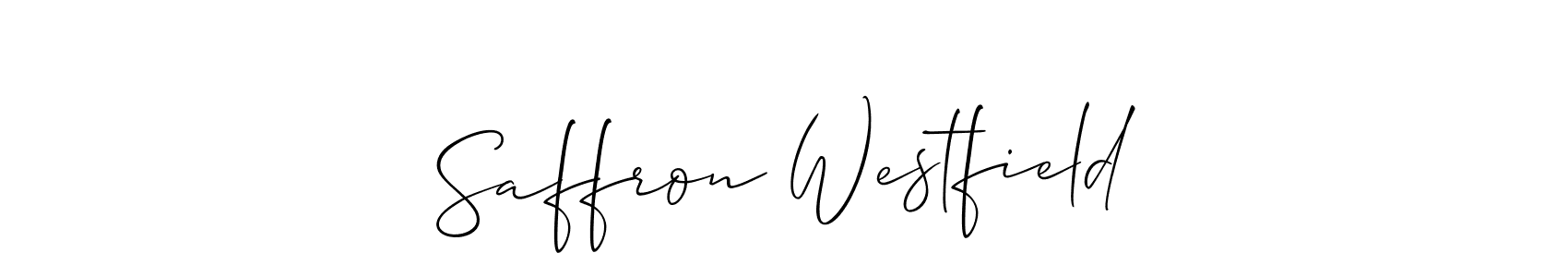 Also we have Saffron Westfield name is the best signature style. Create professional handwritten signature collection using Allison_Script autograph style. Saffron Westfield signature style 2 images and pictures png
