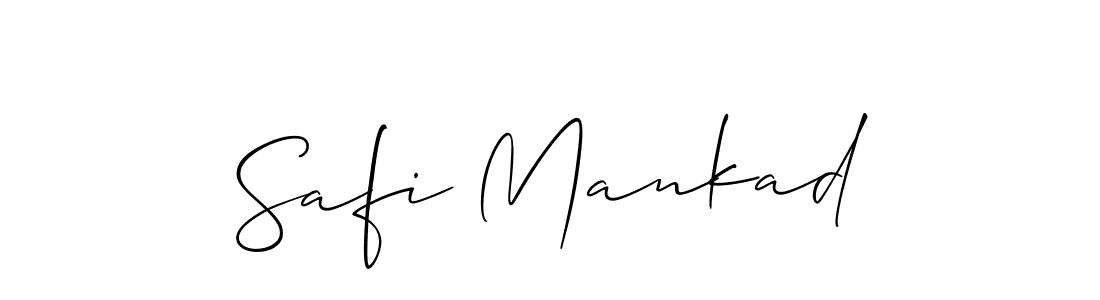 Create a beautiful signature design for name Safi Mankad. With this signature (Allison_Script) fonts, you can make a handwritten signature for free. Safi Mankad signature style 2 images and pictures png