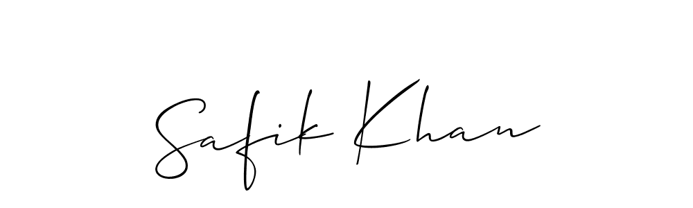 Make a beautiful signature design for name Safik Khan. Use this online signature maker to create a handwritten signature for free. Safik Khan signature style 2 images and pictures png
