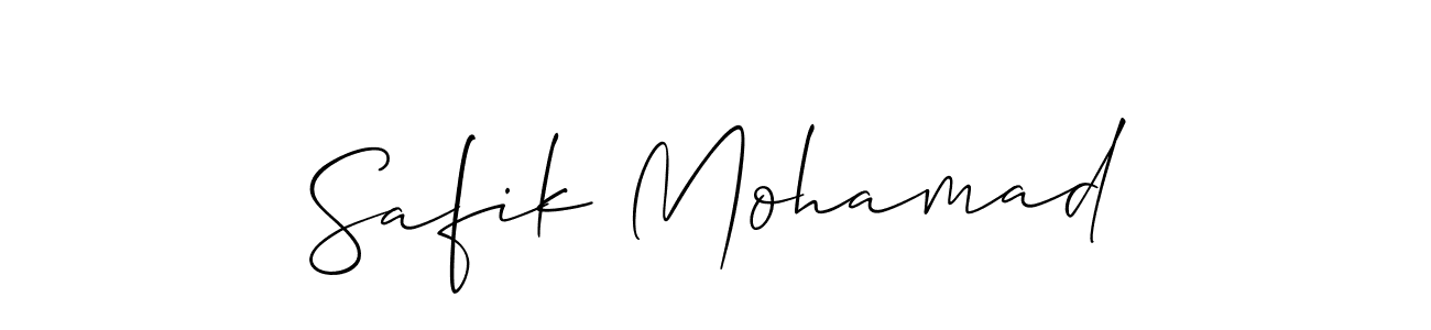 You can use this online signature creator to create a handwritten signature for the name Safik Mohamad. This is the best online autograph maker. Safik Mohamad signature style 2 images and pictures png