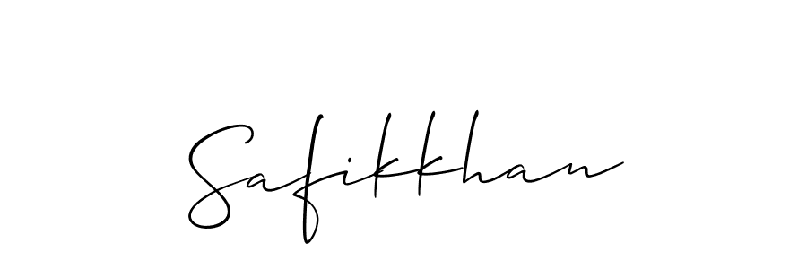 You can use this online signature creator to create a handwritten signature for the name Safikkhan. This is the best online autograph maker. Safikkhan signature style 2 images and pictures png