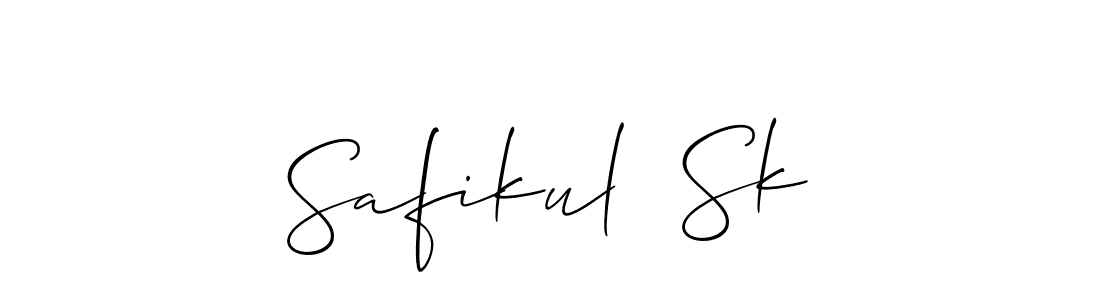 Safikul  Sk stylish signature style. Best Handwritten Sign (Allison_Script) for my name. Handwritten Signature Collection Ideas for my name Safikul  Sk. Safikul  Sk signature style 2 images and pictures png