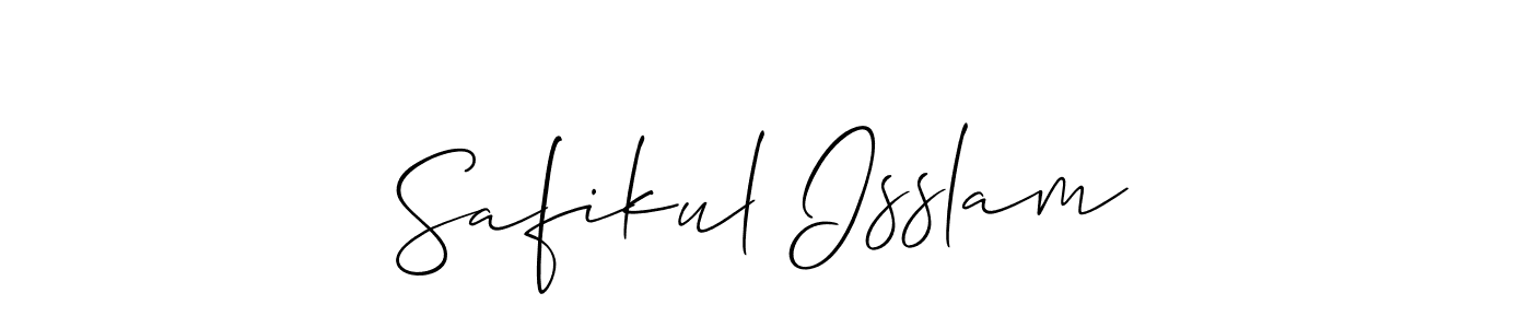 You should practise on your own different ways (Allison_Script) to write your name (Safikul Isslam) in signature. don't let someone else do it for you. Safikul Isslam signature style 2 images and pictures png