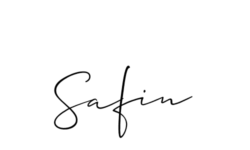 How to make Safin signature? Allison_Script is a professional autograph style. Create handwritten signature for Safin name. Safin signature style 2 images and pictures png