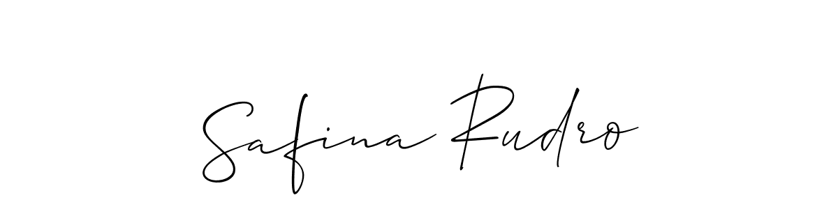 Best and Professional Signature Style for Safina Rudro. Allison_Script Best Signature Style Collection. Safina Rudro signature style 2 images and pictures png
