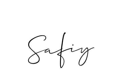 Best and Professional Signature Style for Safiy. Allison_Script Best Signature Style Collection. Safiy signature style 2 images and pictures png