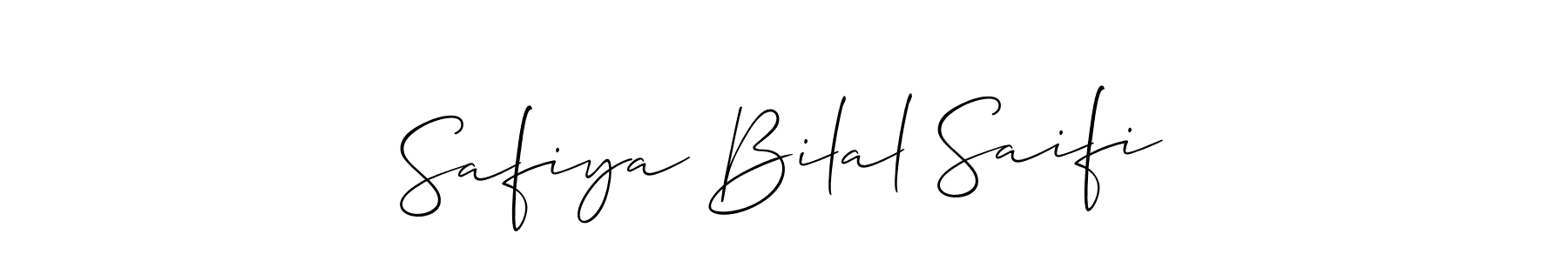 Best and Professional Signature Style for Safiya Bilal Saifi. Allison_Script Best Signature Style Collection. Safiya Bilal Saifi signature style 2 images and pictures png