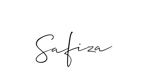 Make a beautiful signature design for name Safiza. With this signature (Allison_Script) style, you can create a handwritten signature for free. Safiza signature style 2 images and pictures png