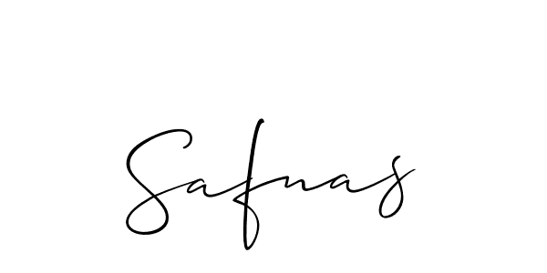 Similarly Allison_Script is the best handwritten signature design. Signature creator online .You can use it as an online autograph creator for name Safnas. Safnas signature style 2 images and pictures png