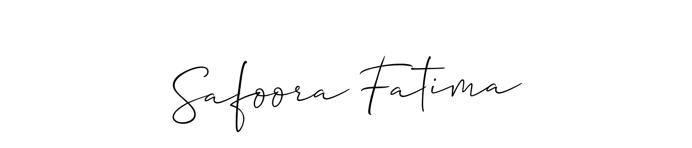 This is the best signature style for the Safoora Fatima name. Also you like these signature font (Allison_Script). Mix name signature. Safoora Fatima signature style 2 images and pictures png