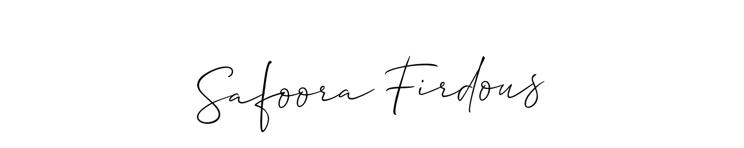 Make a beautiful signature design for name Safoora Firdous. Use this online signature maker to create a handwritten signature for free. Safoora Firdous signature style 2 images and pictures png