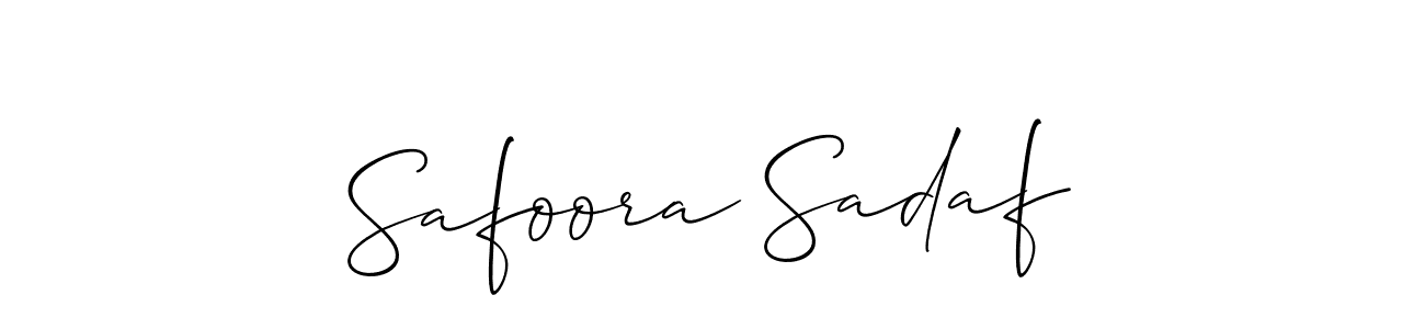 Best and Professional Signature Style for Safoora Sadaf. Allison_Script Best Signature Style Collection. Safoora Sadaf signature style 2 images and pictures png