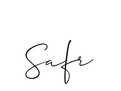 Use a signature maker to create a handwritten signature online. With this signature software, you can design (Allison_Script) your own signature for name Safr. Safr signature style 2 images and pictures png