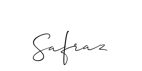 Make a beautiful signature design for name Safraz. Use this online signature maker to create a handwritten signature for free. Safraz signature style 2 images and pictures png