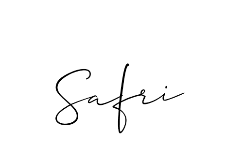 How to make Safri signature? Allison_Script is a professional autograph style. Create handwritten signature for Safri name. Safri signature style 2 images and pictures png