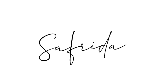 Allison_Script is a professional signature style that is perfect for those who want to add a touch of class to their signature. It is also a great choice for those who want to make their signature more unique. Get Safrida name to fancy signature for free. Safrida signature style 2 images and pictures png