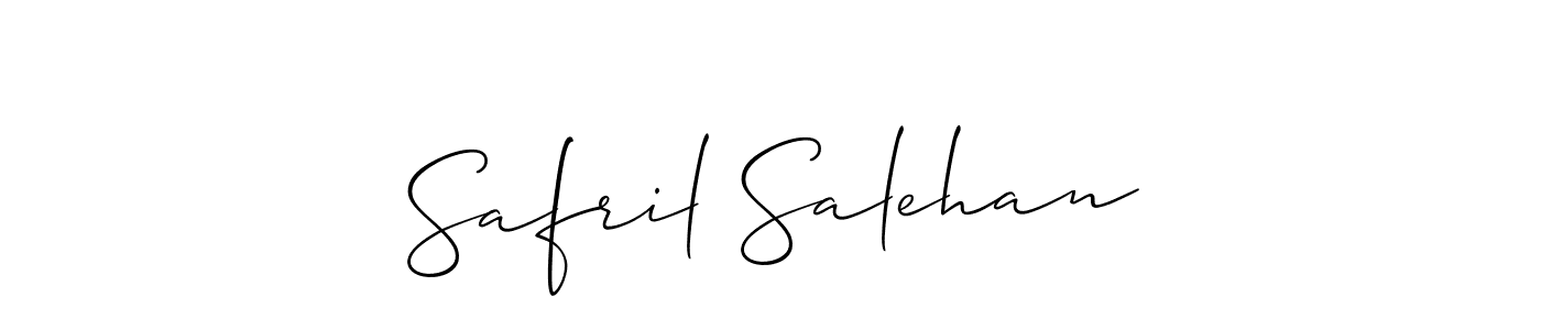 Also You can easily find your signature by using the search form. We will create Safril Salehan name handwritten signature images for you free of cost using Allison_Script sign style. Safril Salehan signature style 2 images and pictures png