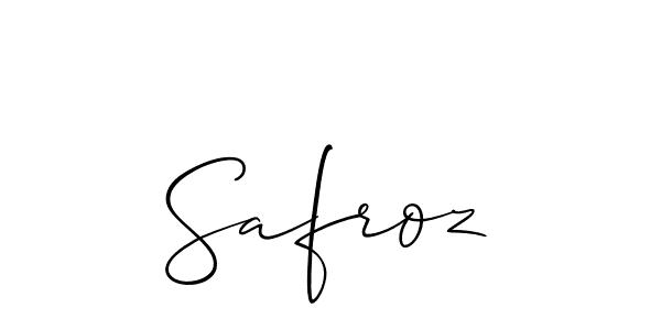 Here are the top 10 professional signature styles for the name Safroz. These are the best autograph styles you can use for your name. Safroz signature style 2 images and pictures png