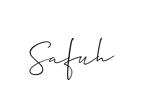 Best and Professional Signature Style for Safuh. Allison_Script Best Signature Style Collection. Safuh signature style 2 images and pictures png