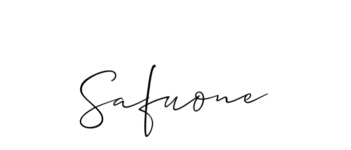 How to Draw Safuone signature style? Allison_Script is a latest design signature styles for name Safuone. Safuone signature style 2 images and pictures png