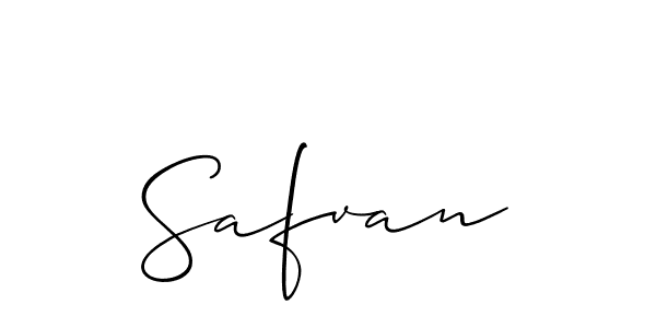 Also we have Safvan name is the best signature style. Create professional handwritten signature collection using Allison_Script autograph style. Safvan signature style 2 images and pictures png