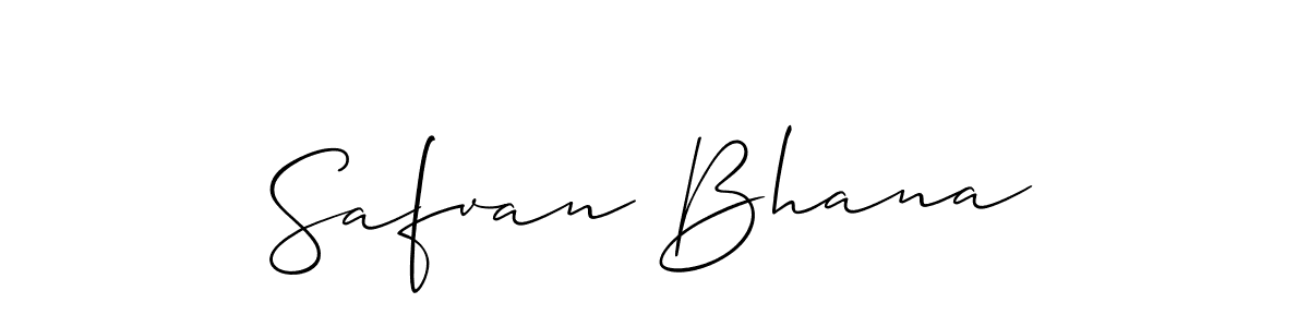 Similarly Allison_Script is the best handwritten signature design. Signature creator online .You can use it as an online autograph creator for name Safvan Bhana. Safvan Bhana signature style 2 images and pictures png