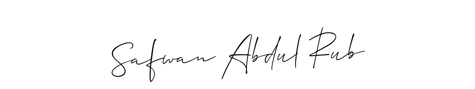 Similarly Allison_Script is the best handwritten signature design. Signature creator online .You can use it as an online autograph creator for name Safwan Abdul Rub. Safwan Abdul Rub signature style 2 images and pictures png