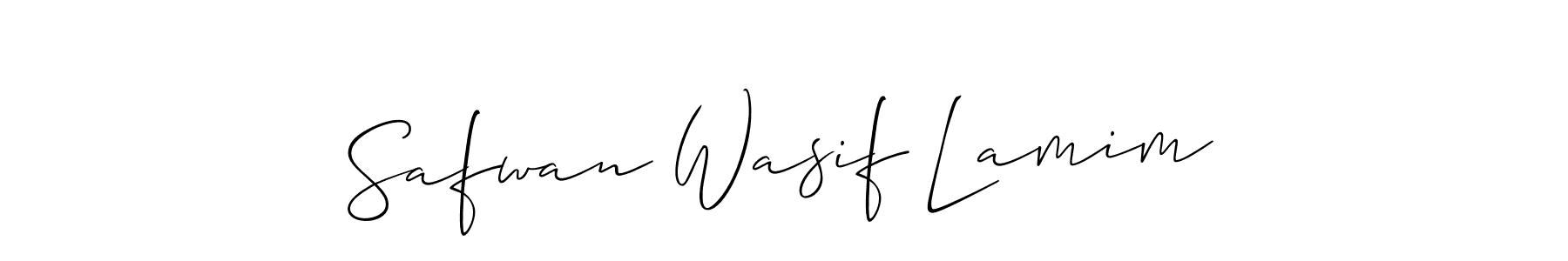 Best and Professional Signature Style for Safwan Wasif Lamim. Allison_Script Best Signature Style Collection. Safwan Wasif Lamim signature style 2 images and pictures png
