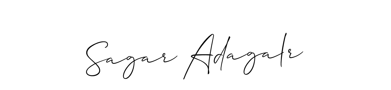 You can use this online signature creator to create a handwritten signature for the name Sagar Adagalr. This is the best online autograph maker. Sagar Adagalr signature style 2 images and pictures png