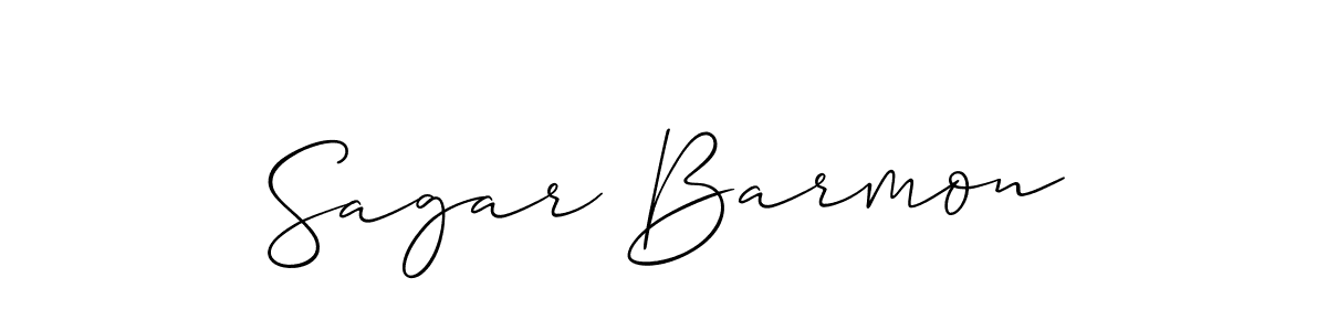 How to Draw Sagar Barmon signature style? Allison_Script is a latest design signature styles for name Sagar Barmon. Sagar Barmon signature style 2 images and pictures png