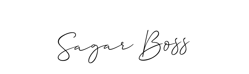 Make a beautiful signature design for name Sagar Boss. Use this online signature maker to create a handwritten signature for free. Sagar Boss signature style 2 images and pictures png