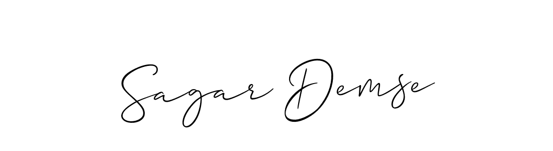 You can use this online signature creator to create a handwritten signature for the name Sagar Demse. This is the best online autograph maker. Sagar Demse signature style 2 images and pictures png