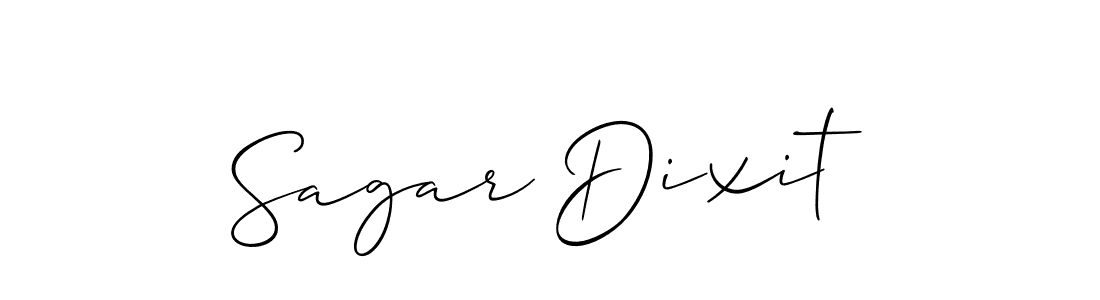 How to make Sagar Dixit signature? Allison_Script is a professional autograph style. Create handwritten signature for Sagar Dixit name. Sagar Dixit signature style 2 images and pictures png