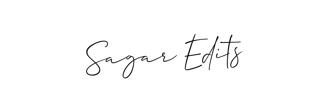 Make a beautiful signature design for name Sagar Edits. Use this online signature maker to create a handwritten signature for free. Sagar Edits signature style 2 images and pictures png