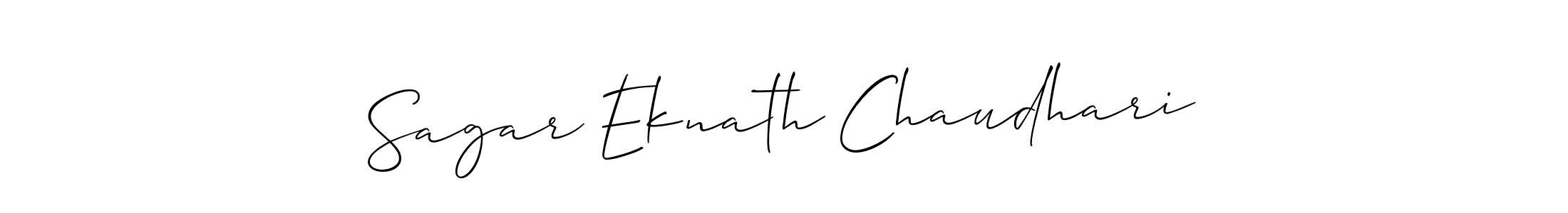 Make a beautiful signature design for name Sagar Eknath Chaudhari. Use this online signature maker to create a handwritten signature for free. Sagar Eknath Chaudhari signature style 2 images and pictures png