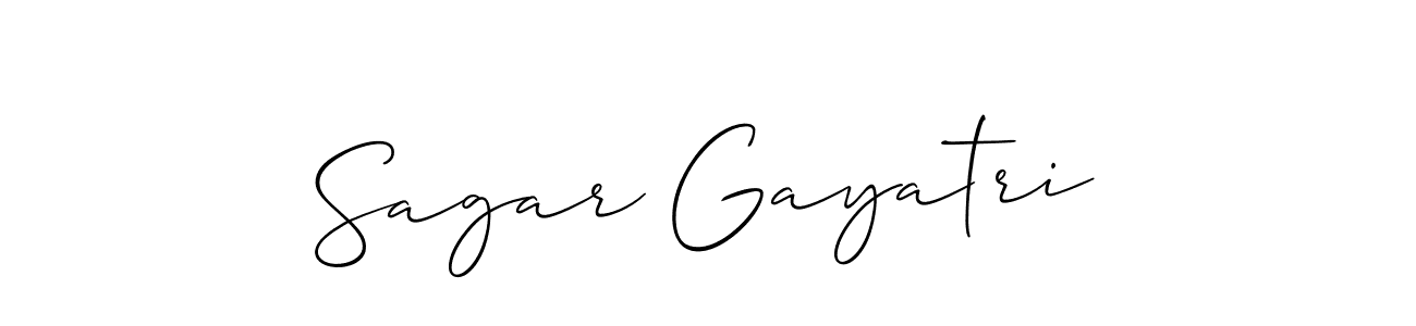 You can use this online signature creator to create a handwritten signature for the name Sagar Gayatri. This is the best online autograph maker. Sagar Gayatri signature style 2 images and pictures png