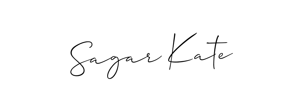 Check out images of Autograph of Sagar Kate name. Actor Sagar Kate Signature Style. Allison_Script is a professional sign style online. Sagar Kate signature style 2 images and pictures png